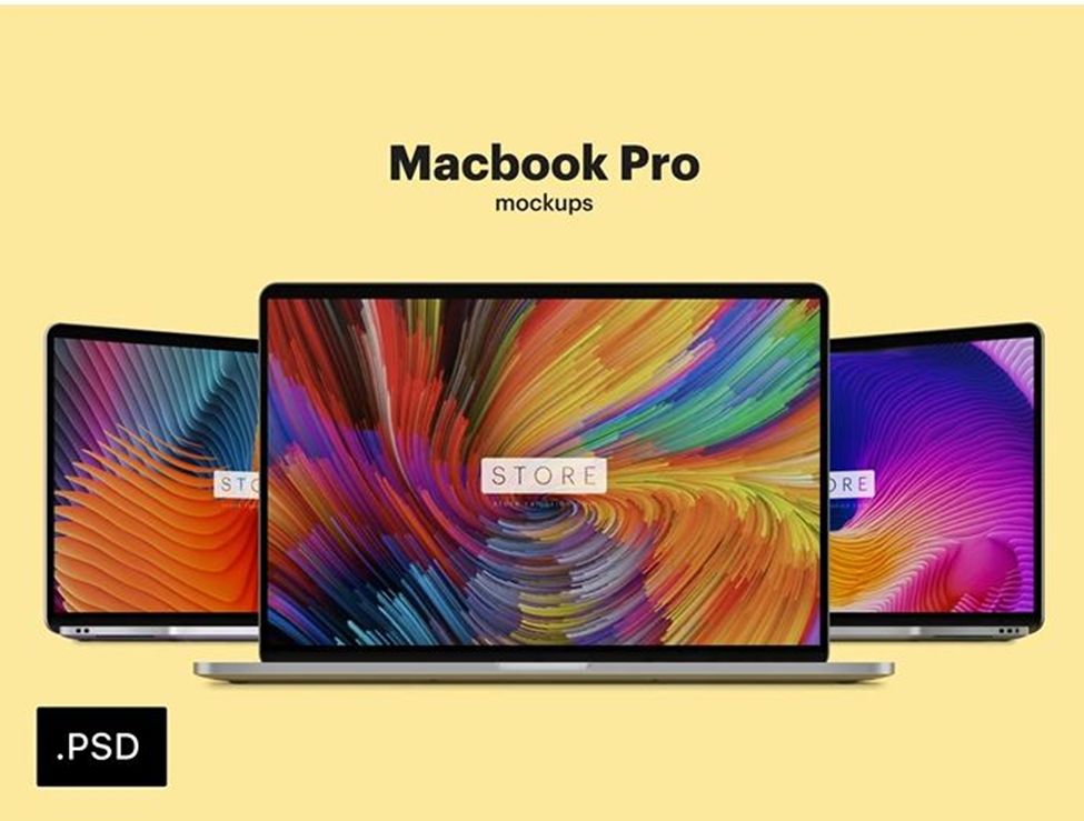 Animated MacBook mockup