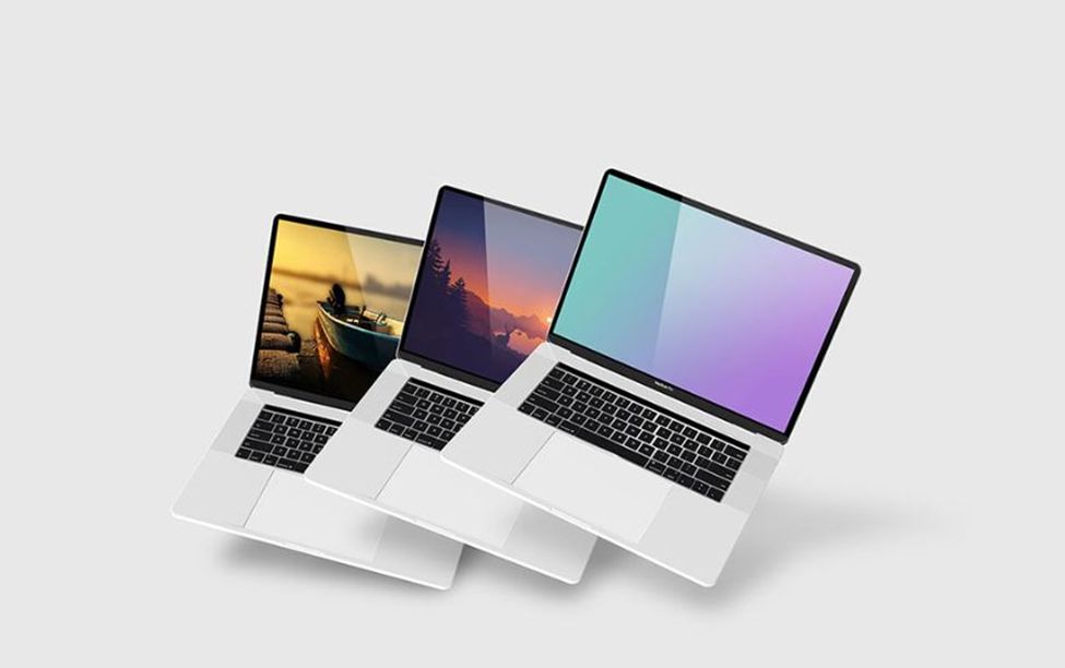 Multiple MacBook mockup