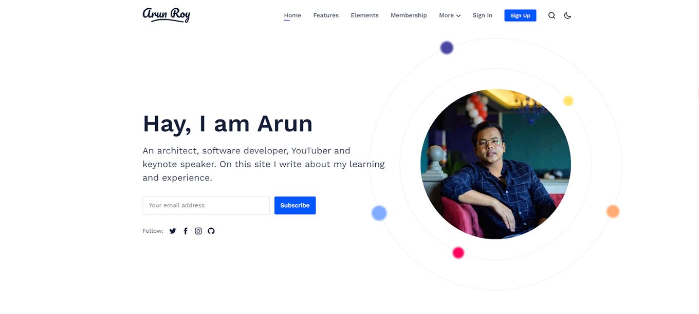 Arun Blog Theme for Ghost