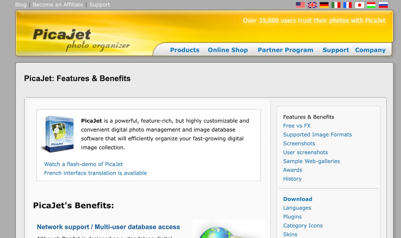 Picajet Photo Organizer Software for Windows