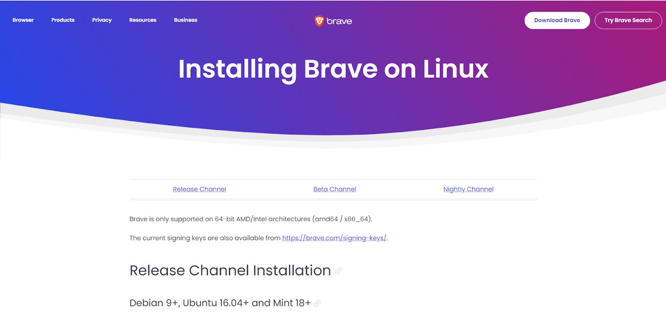 brave download for chromebook