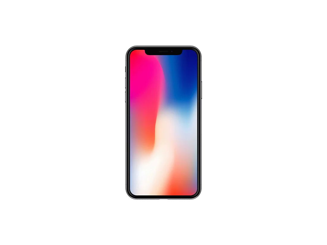 Front View iPhone X. Design by Anthony Boyd Graphics
