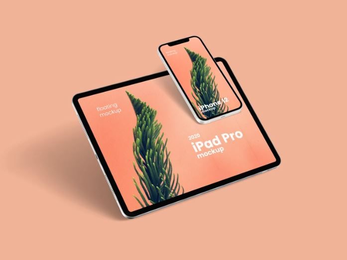 Free iPad and iPhone mockup set