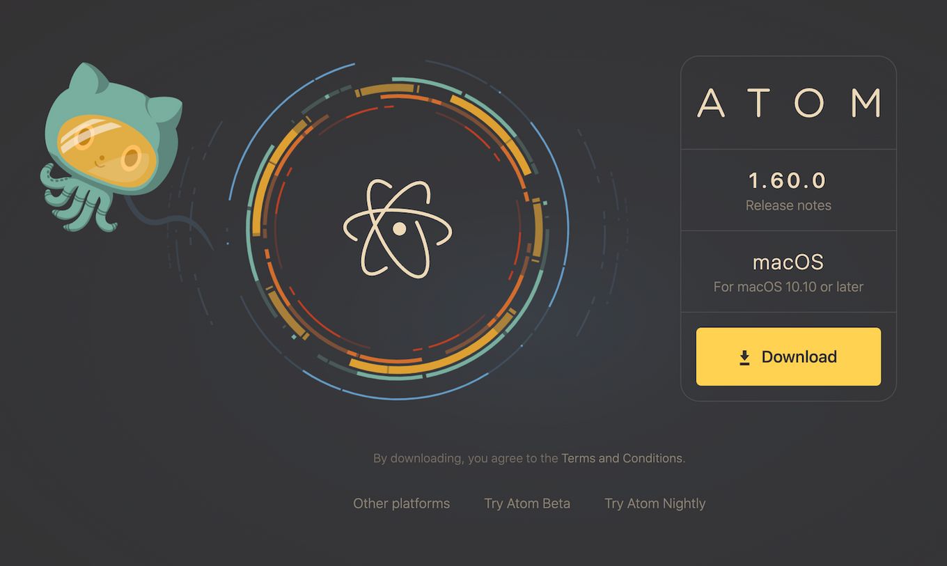 Atom - Free Javascript Code Editor for Mac