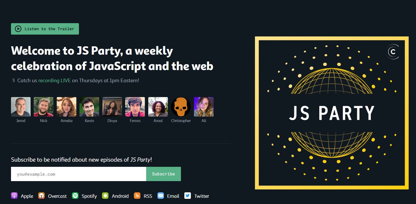 JS Party Weekly Podcast