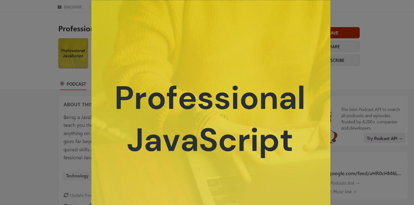 Professional JavaScript Podcast