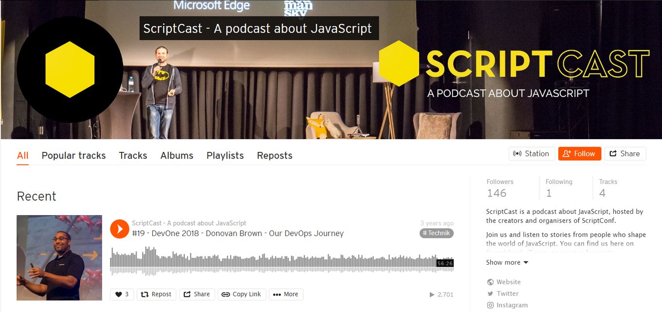 ScriptCast, a Podcast About JavaScript
