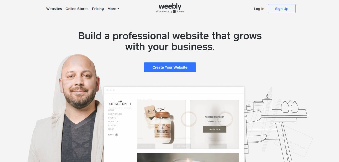 Weebly, One of The Best Drag And Drop Website Builders