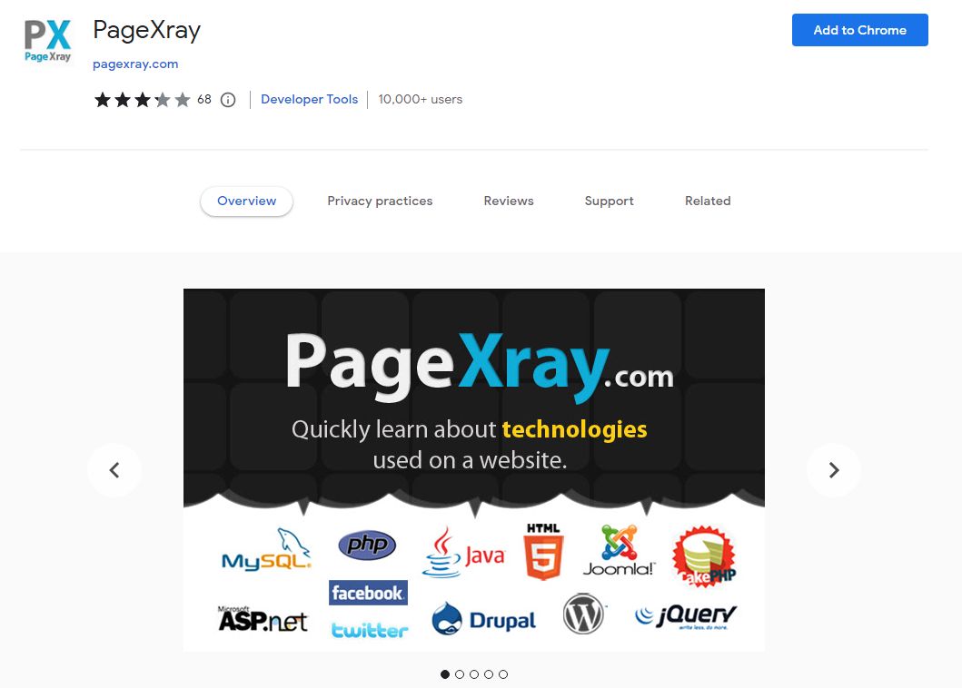 PageXray - How to Find Out What Platform a Website Is Built On