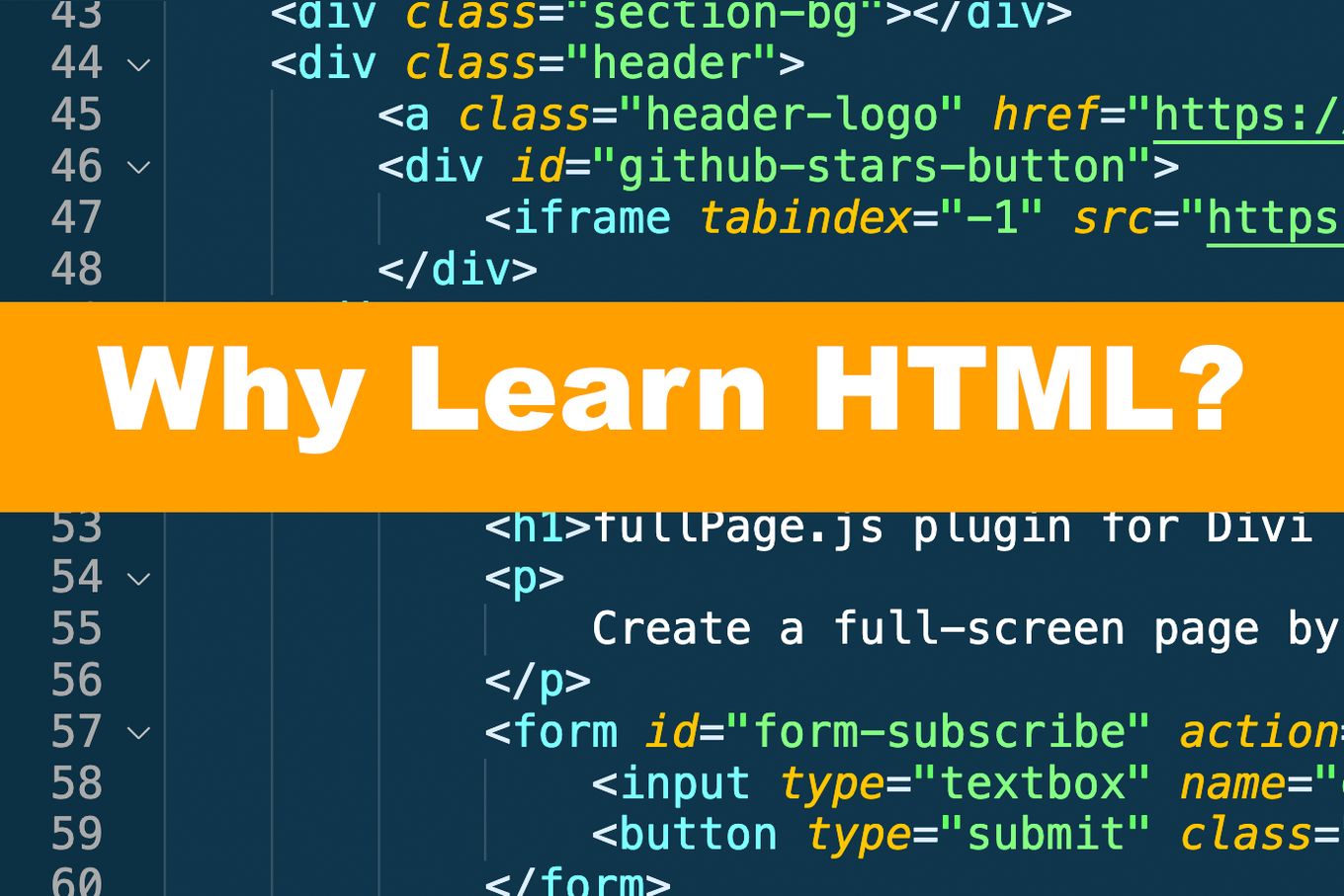 HTML tags - The web Development building blocks