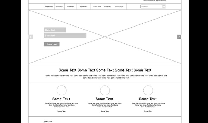 Wireframe For Website