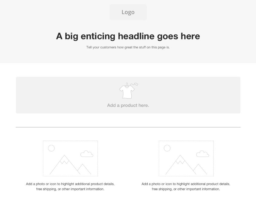 Beautiful Mailchimp Landing Page Template