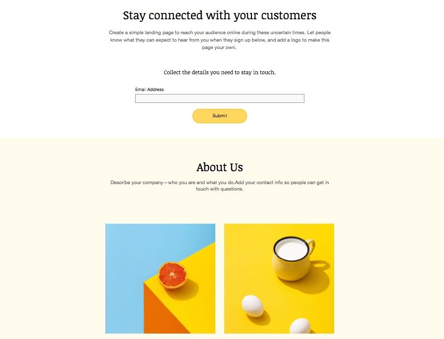 Mailchimp Ebook Landing Page