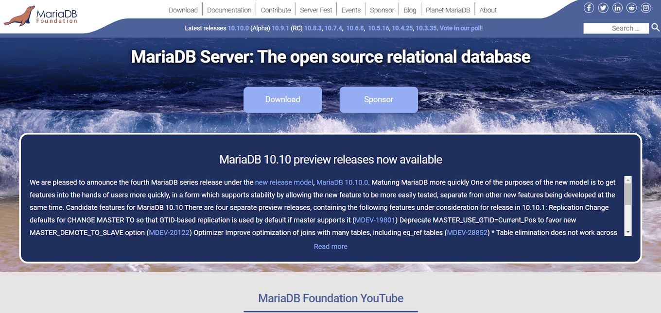 MariaDB Open Source Software