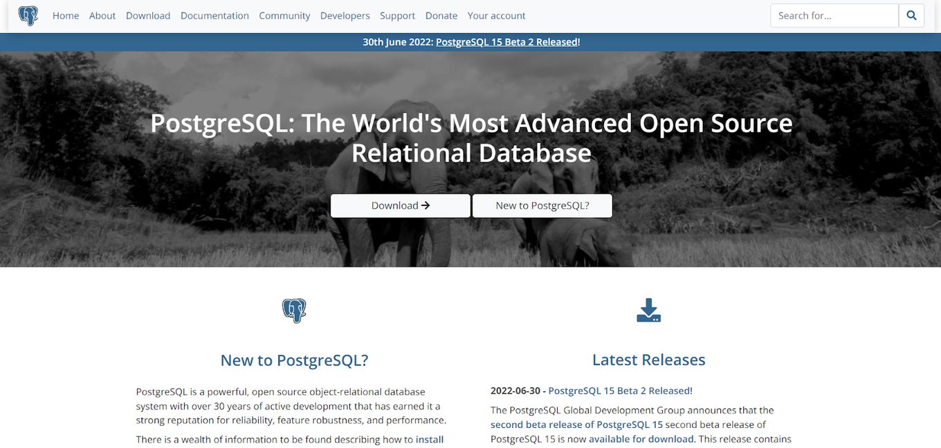 PostgreSQL Database Software