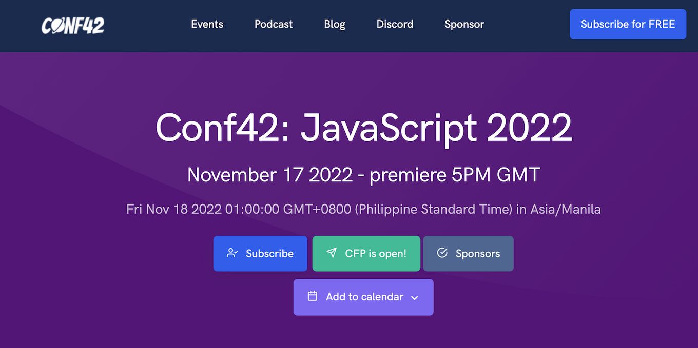 Conf42 JavaScript - Node js Conference 2022