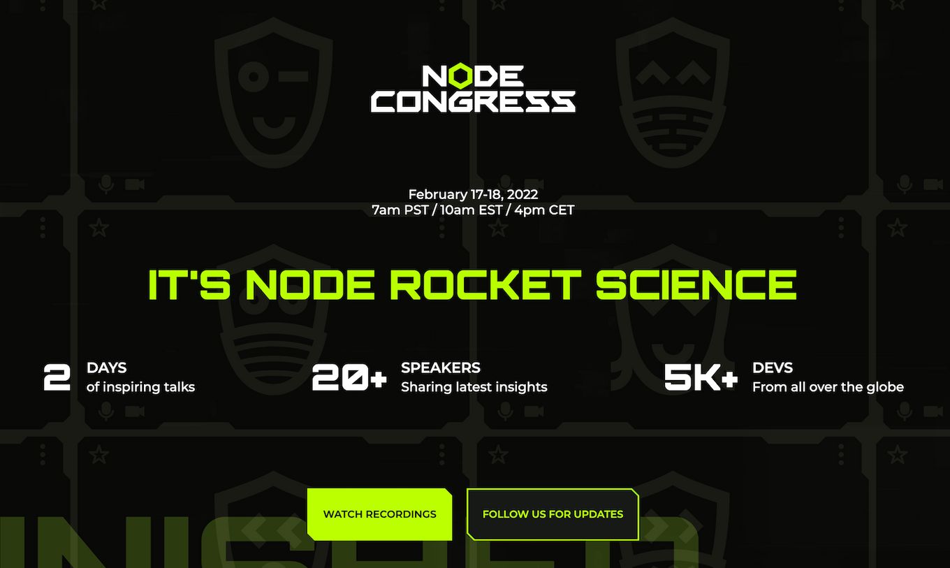 Node Congress Event in 2022