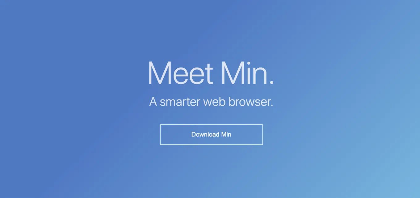 Min - Open Source Web Browser