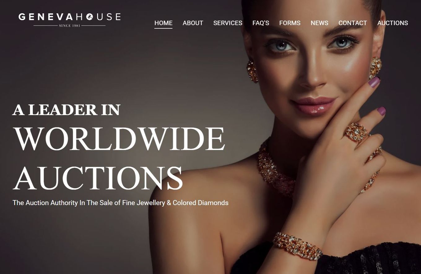 Corporate web design Geneva House