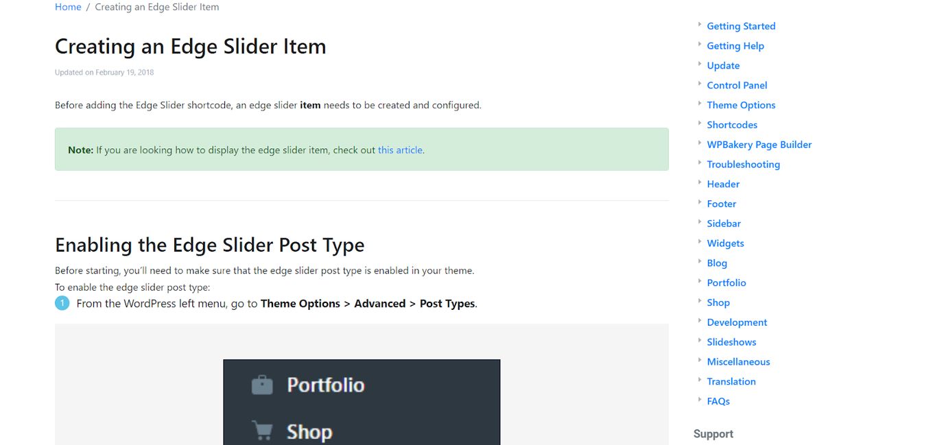 Edge Slider WordPress