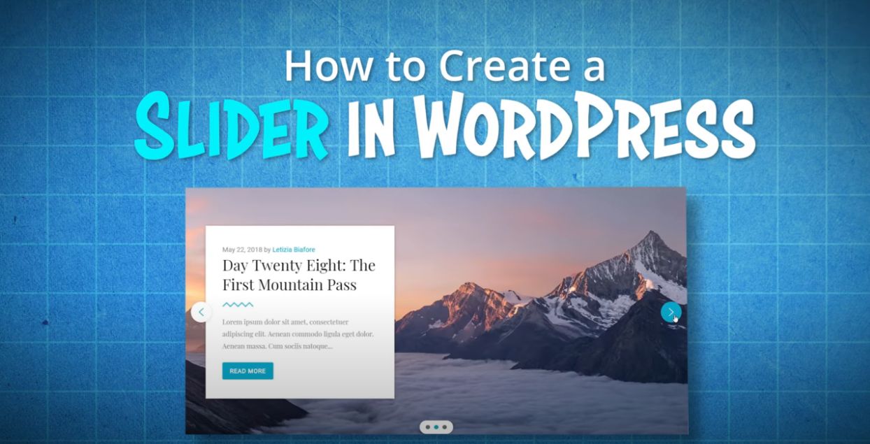 Steps To Create a Slider in WordPress