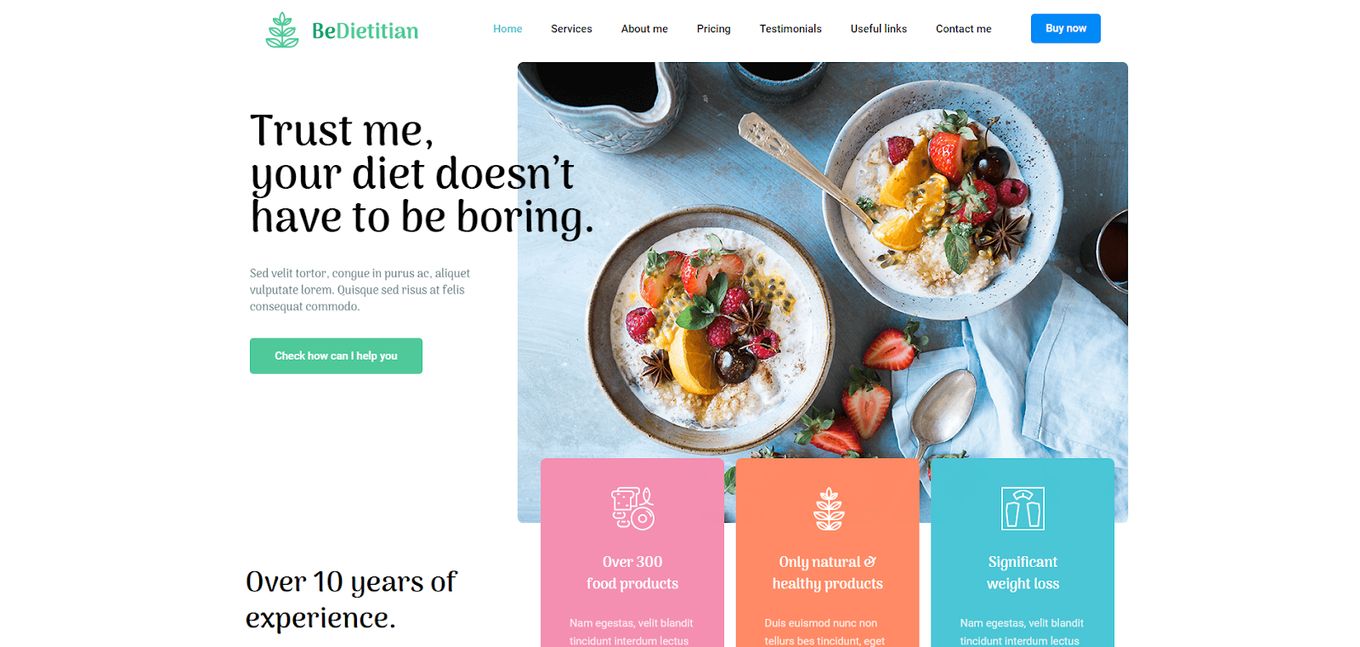 BeDietitian, one of the best Wellness Websites