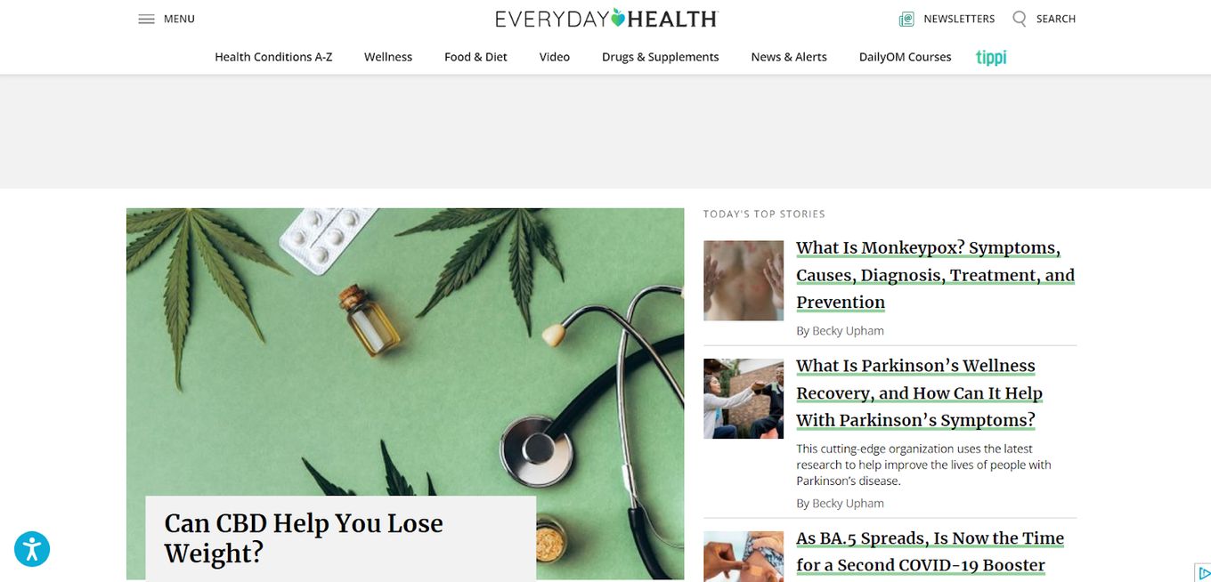 Everydayhealth Health And Wellness Website