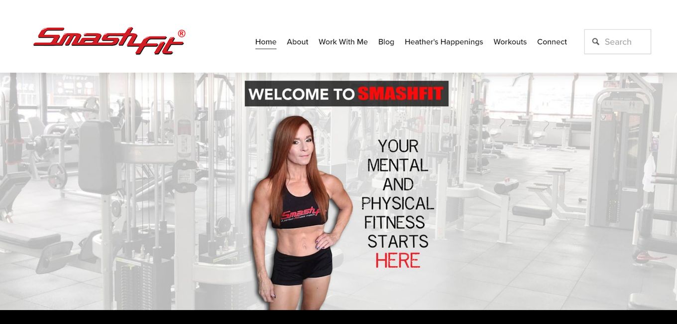 Smashfit Wellness Website Design