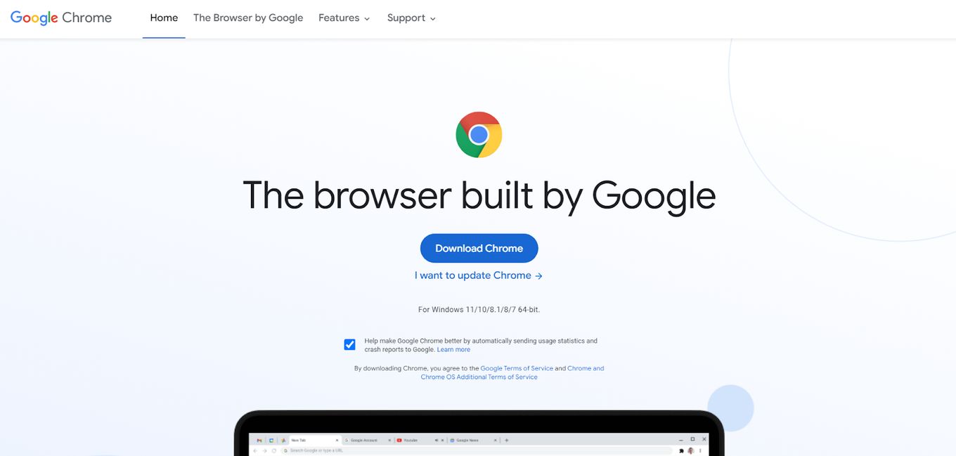 Google Chrome, one of the fastest web browsers for Mac