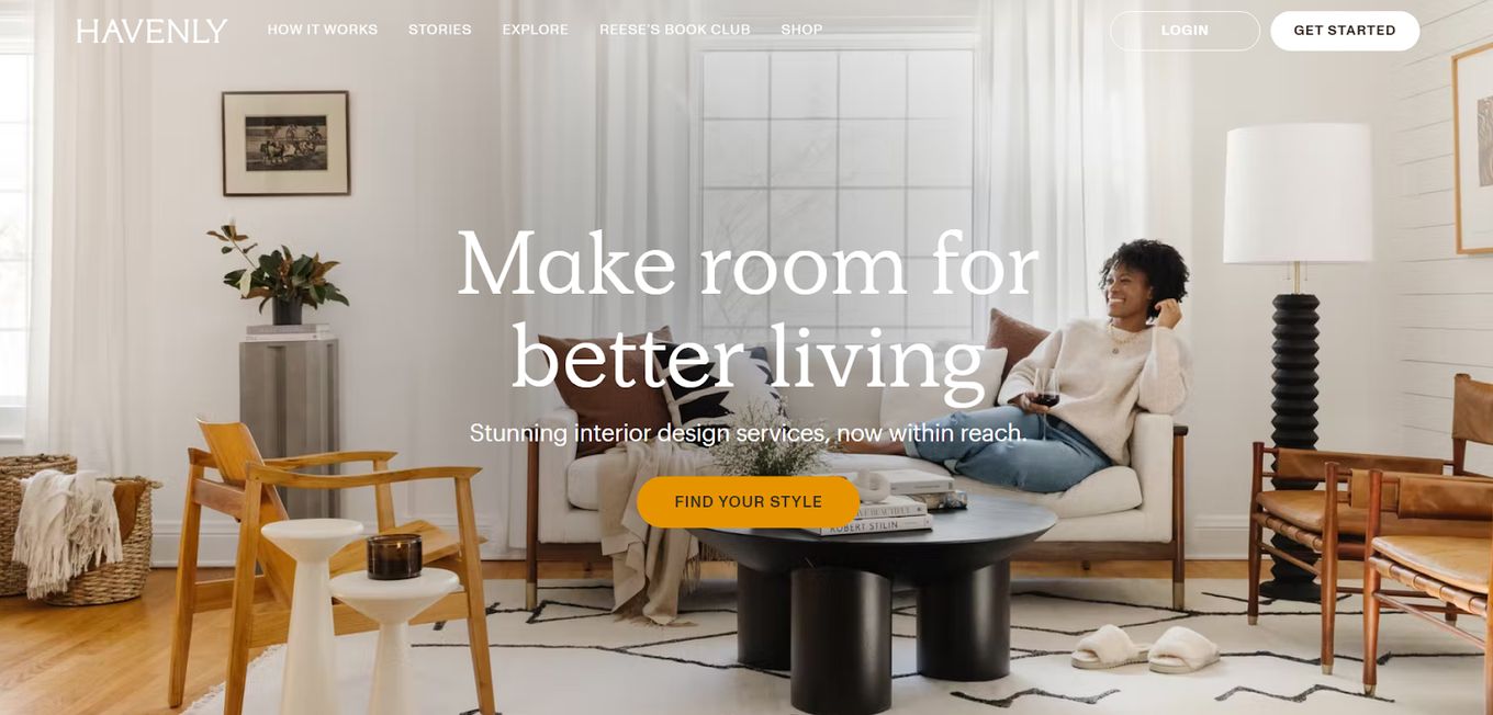 One of the best interior design websites - Havenly