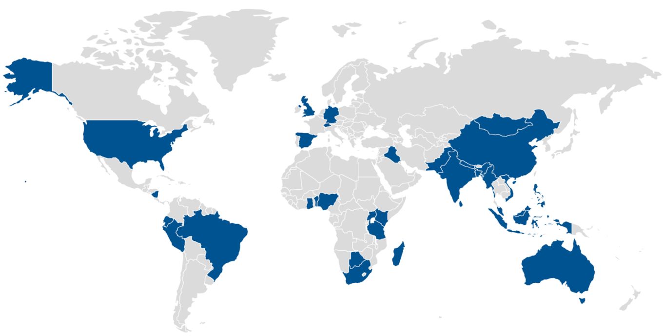 Duke Global Health Institute - Website with interactive map