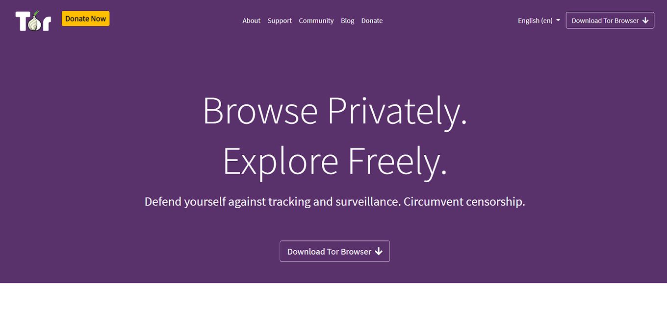 Tor, Non-Google Browser