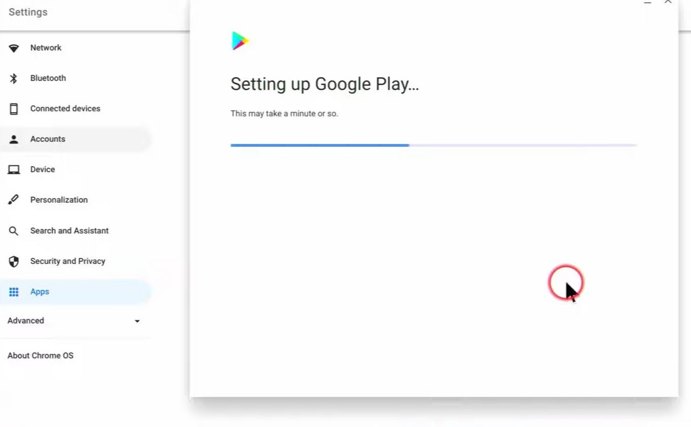 Setting up Google Play Store