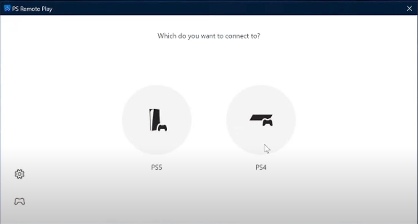 Remote Play Connection for PS5 and PS4