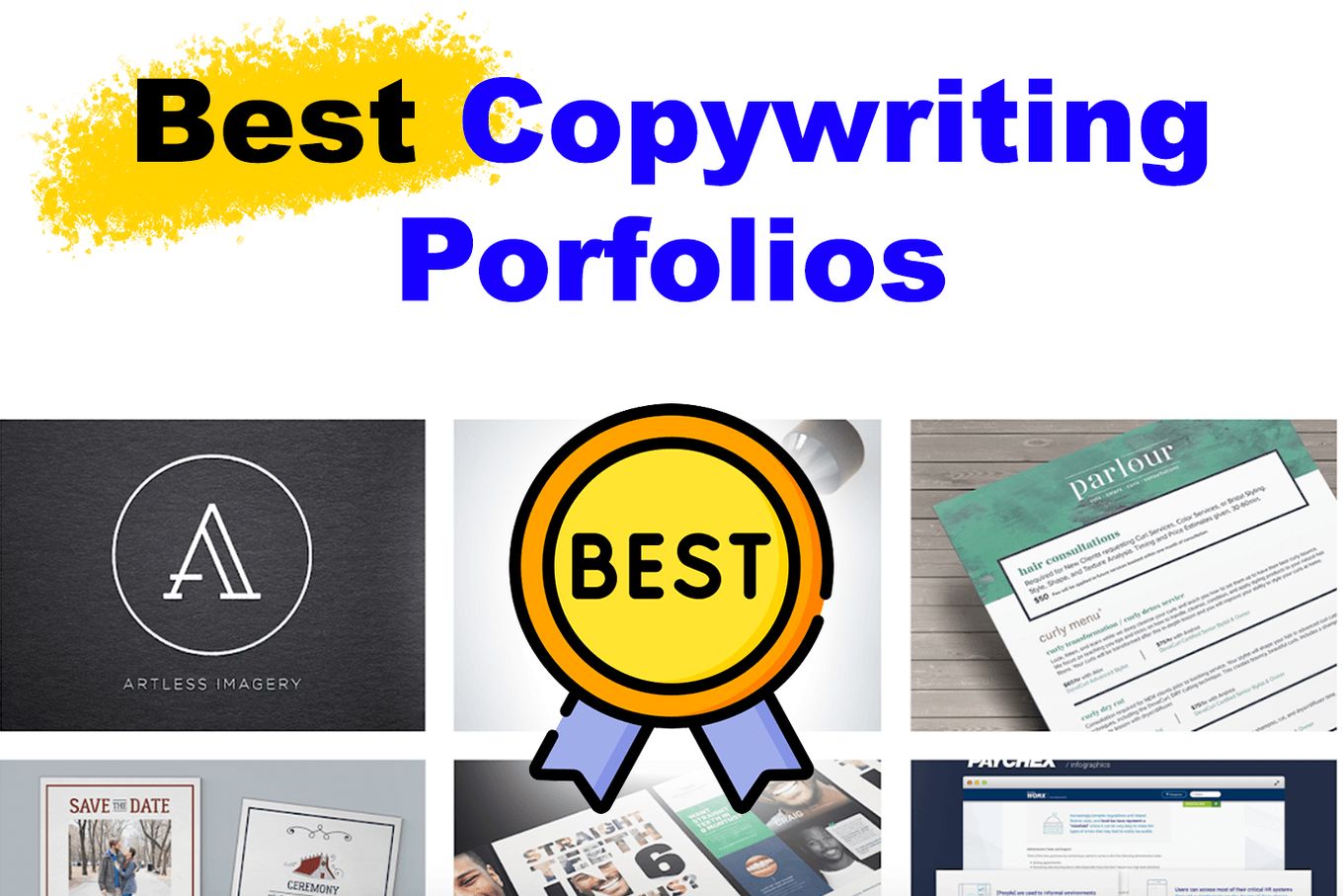Great Copywriting Portfolio Websites Inspiration Examples Alvaro