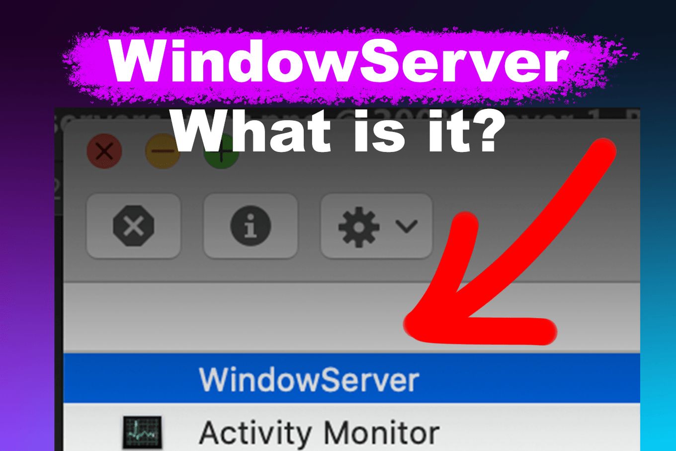 Windowservers On Mac Facilitate Communication Among Displays And Apps