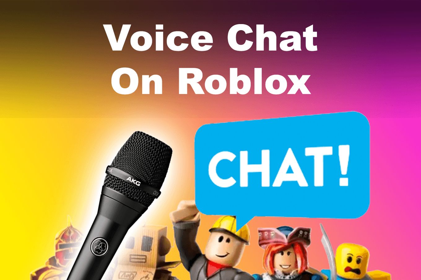 Cum să obțineți chat vocal pe Roblox