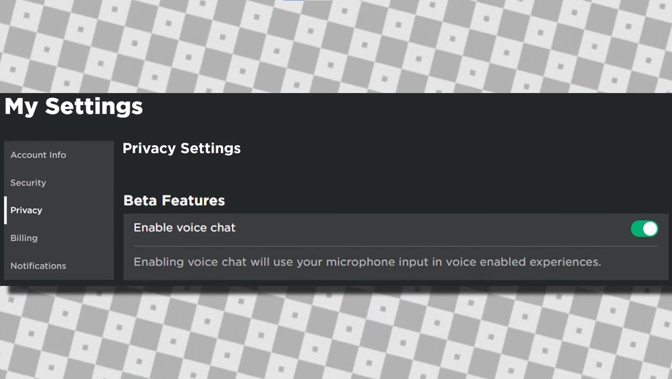 Roblox - How to Enable Voice Chat