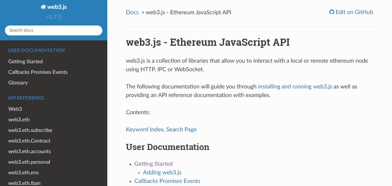 Web3.js website