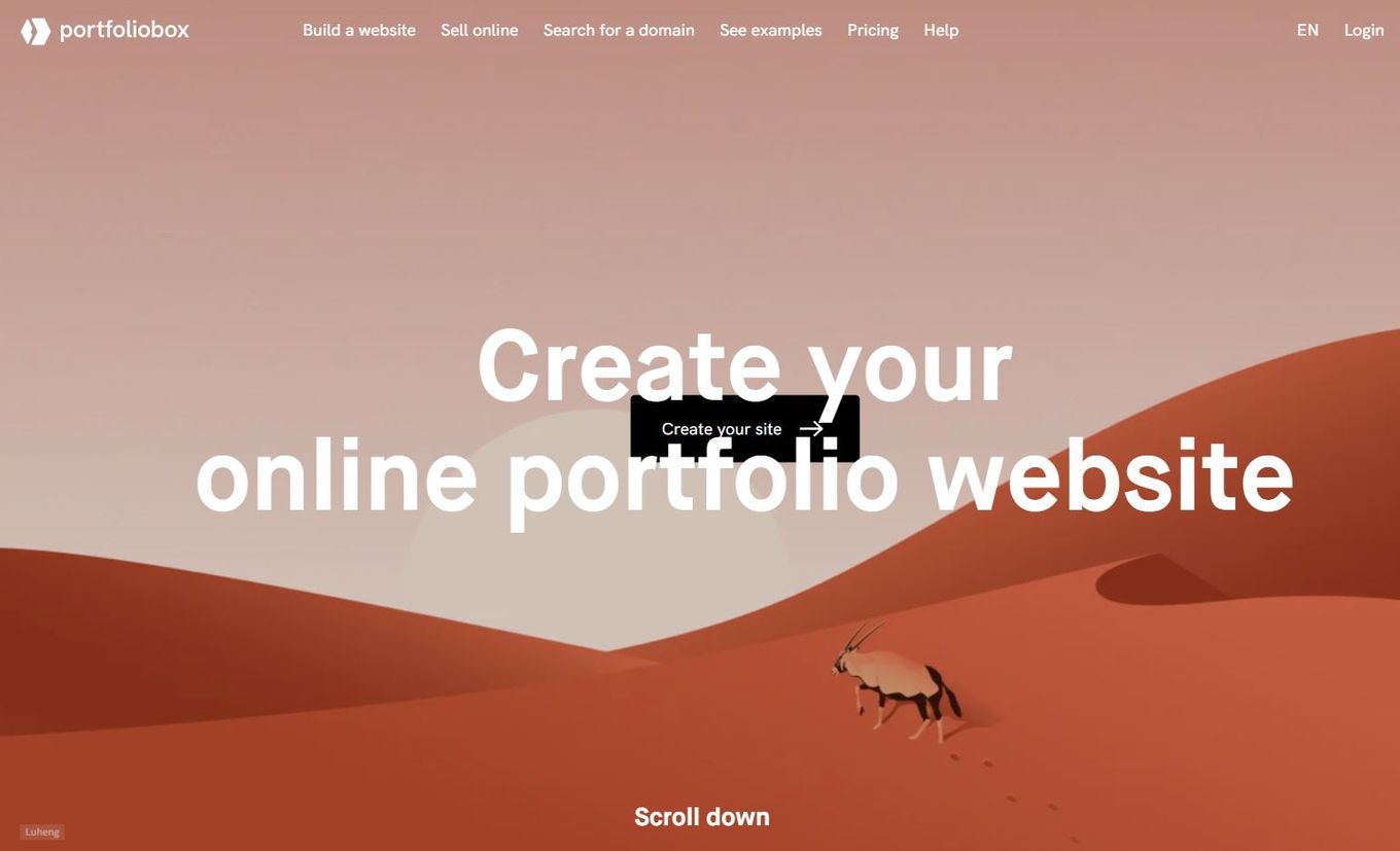 One of The Best websites for graphic designers - Portfoliobox
