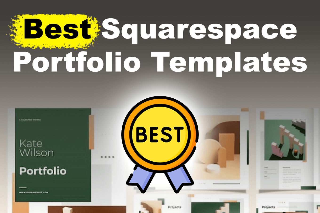 List of Squarespace Portfolio Templates