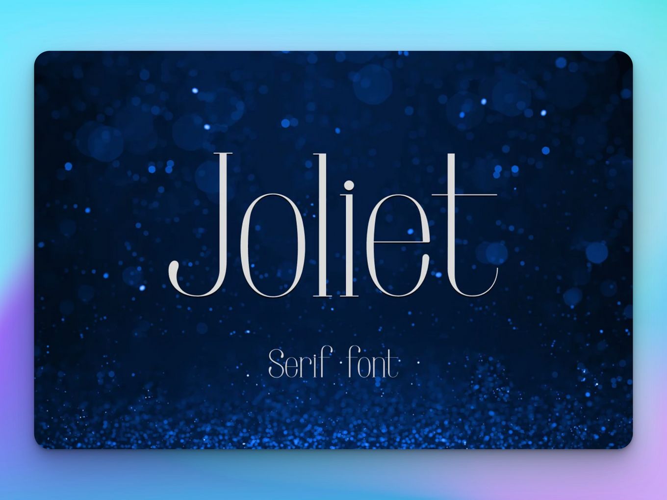 Joliet Classical Font