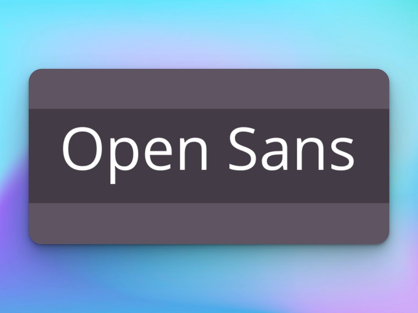 Open Sans Classic Font