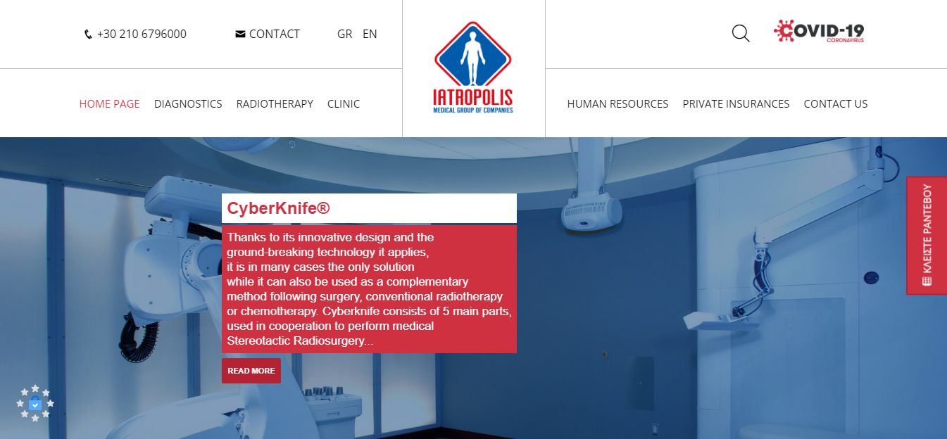 Blue Website -Iatropolis