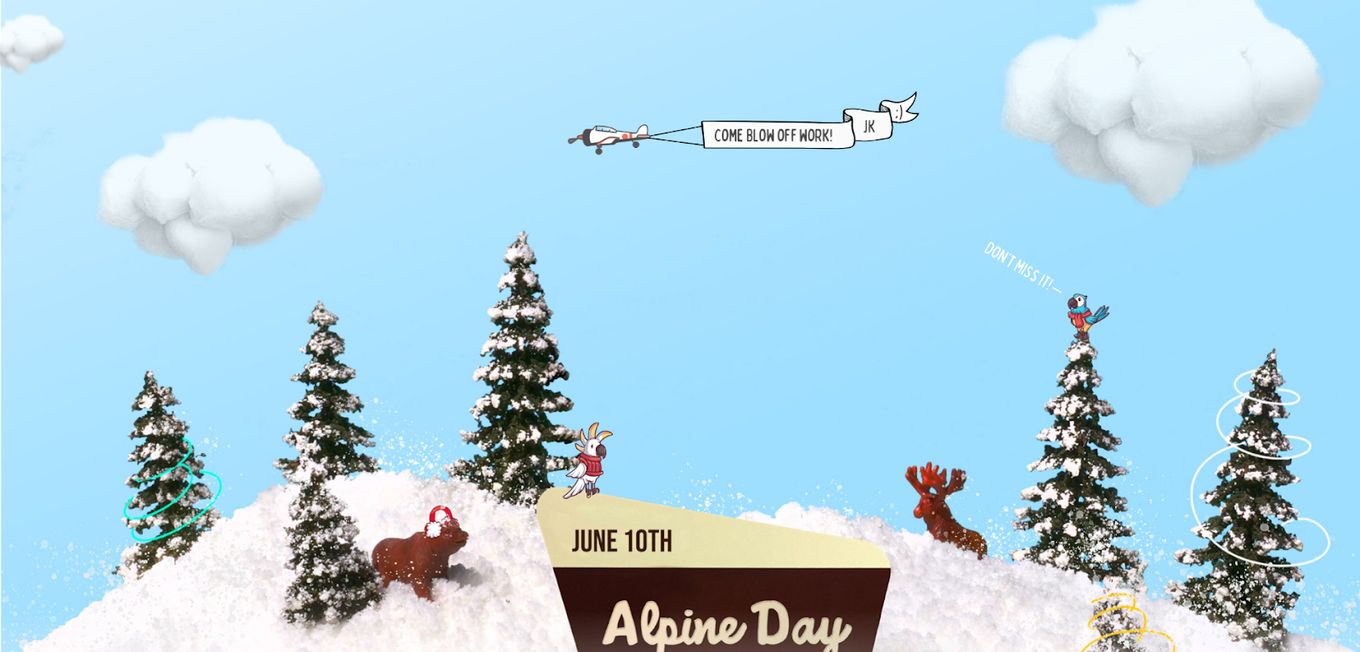 Alpine Day - Visual Storytelling Example