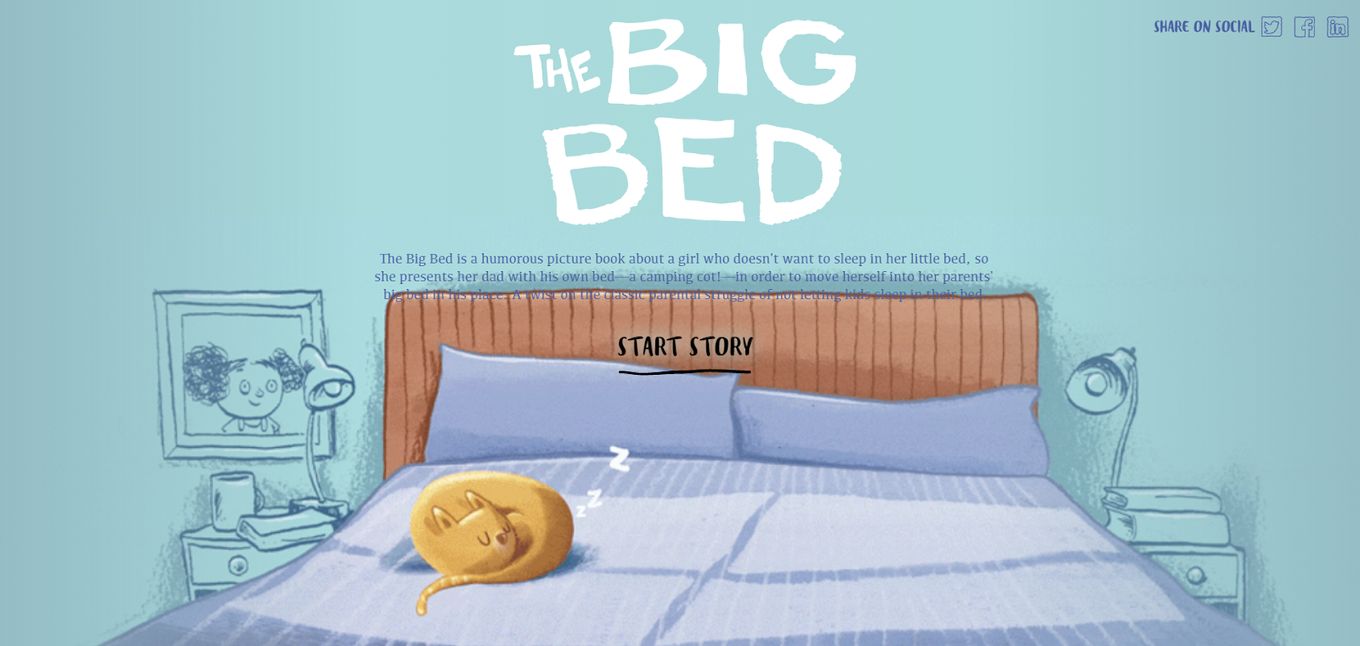 The Big Bed- Visual Storytelling Design