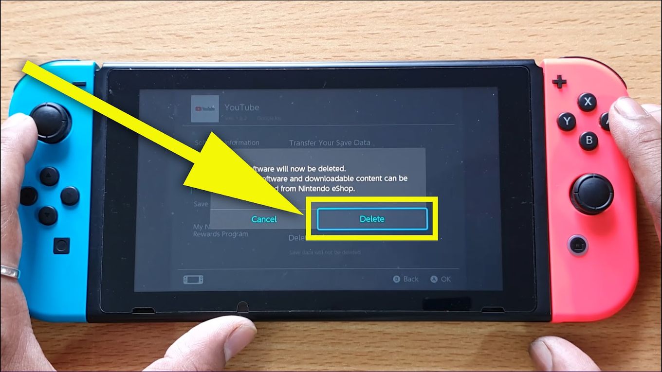how to delete games from nokia 105