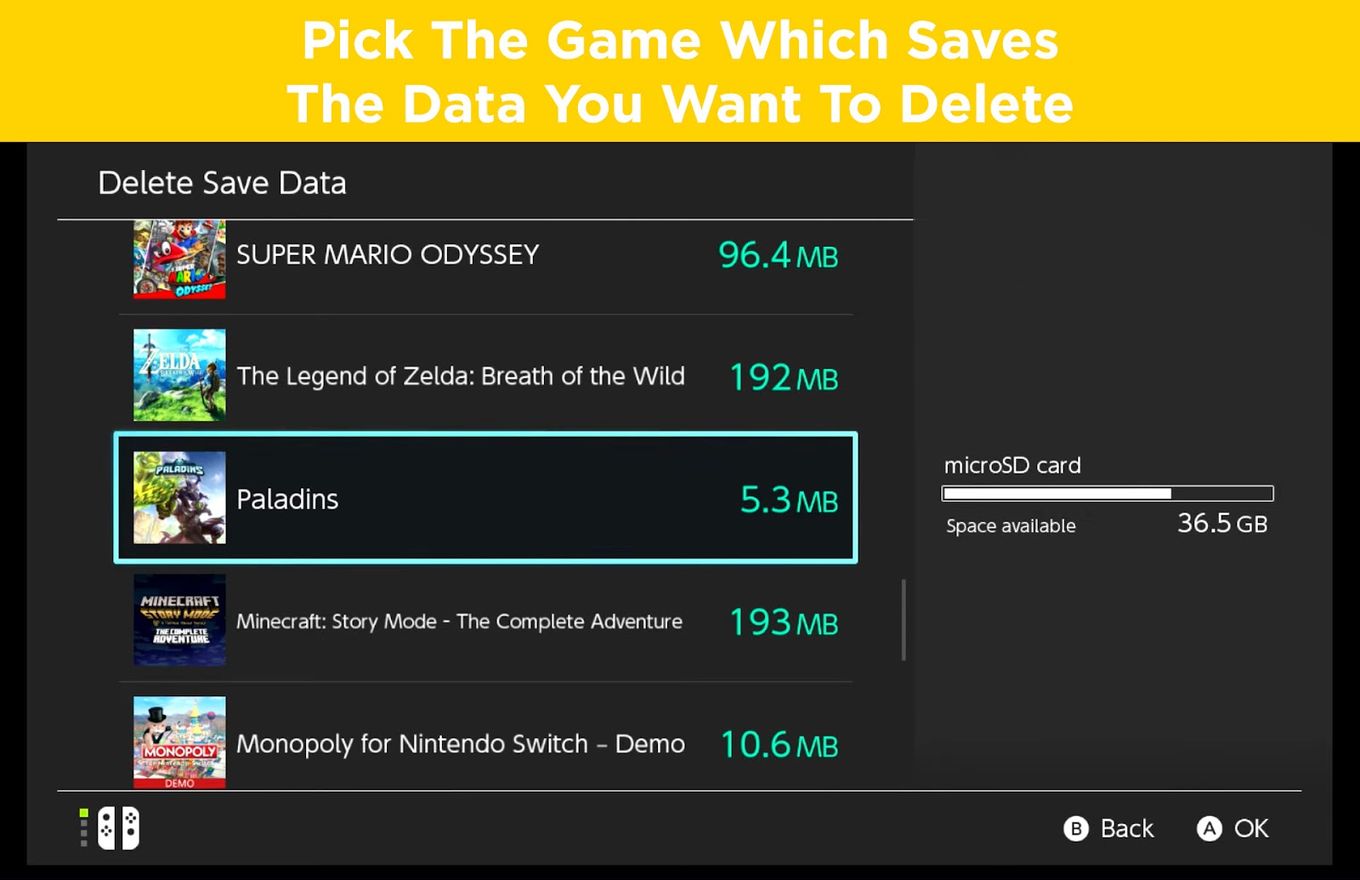 pick the game that saves deleted data