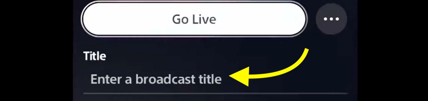 Enter a title in the title bar.