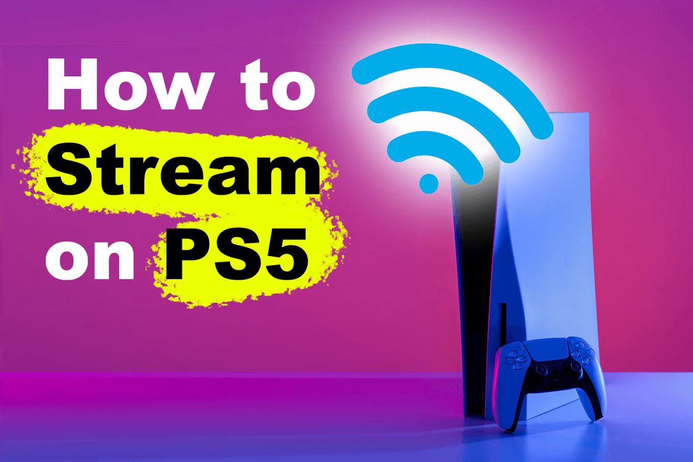 How to stream from Playstation5